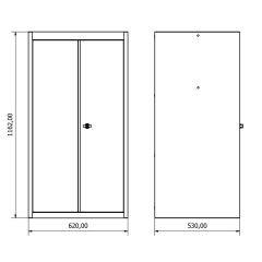 1.1 Metre Metal Dolap İE.36.18.30.21